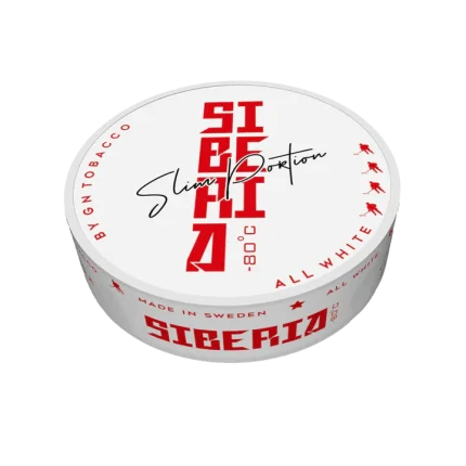 Siberia -80 ℃ All White Slim Nikotin poşetleri