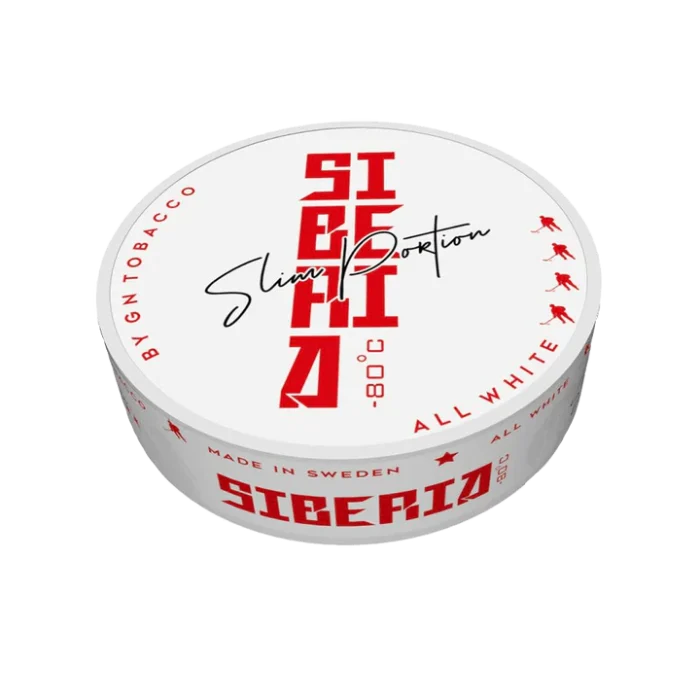 Siberia -80 ℃ All White Slim Nikotin poşetleri